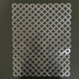 NWOT 2 clear plastic mats for double kitchen sink.